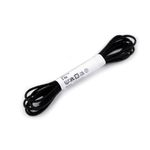 Sireturi rotunde din bumbac, lungime 60 cm, Negru fotografia produsului View 3 S