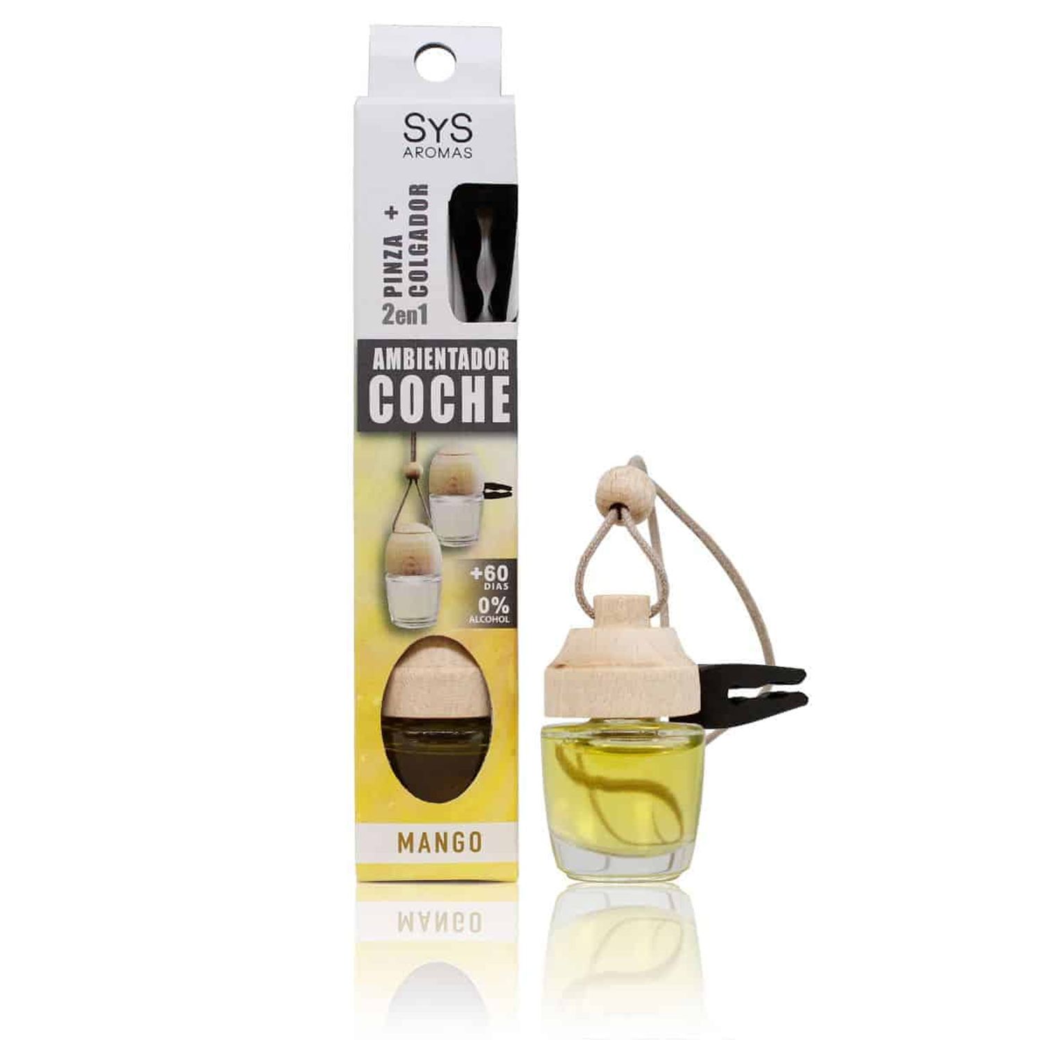 Odorizant auto 0% alcool SyS Aromas, Mango 7 ml fotografia produsului
