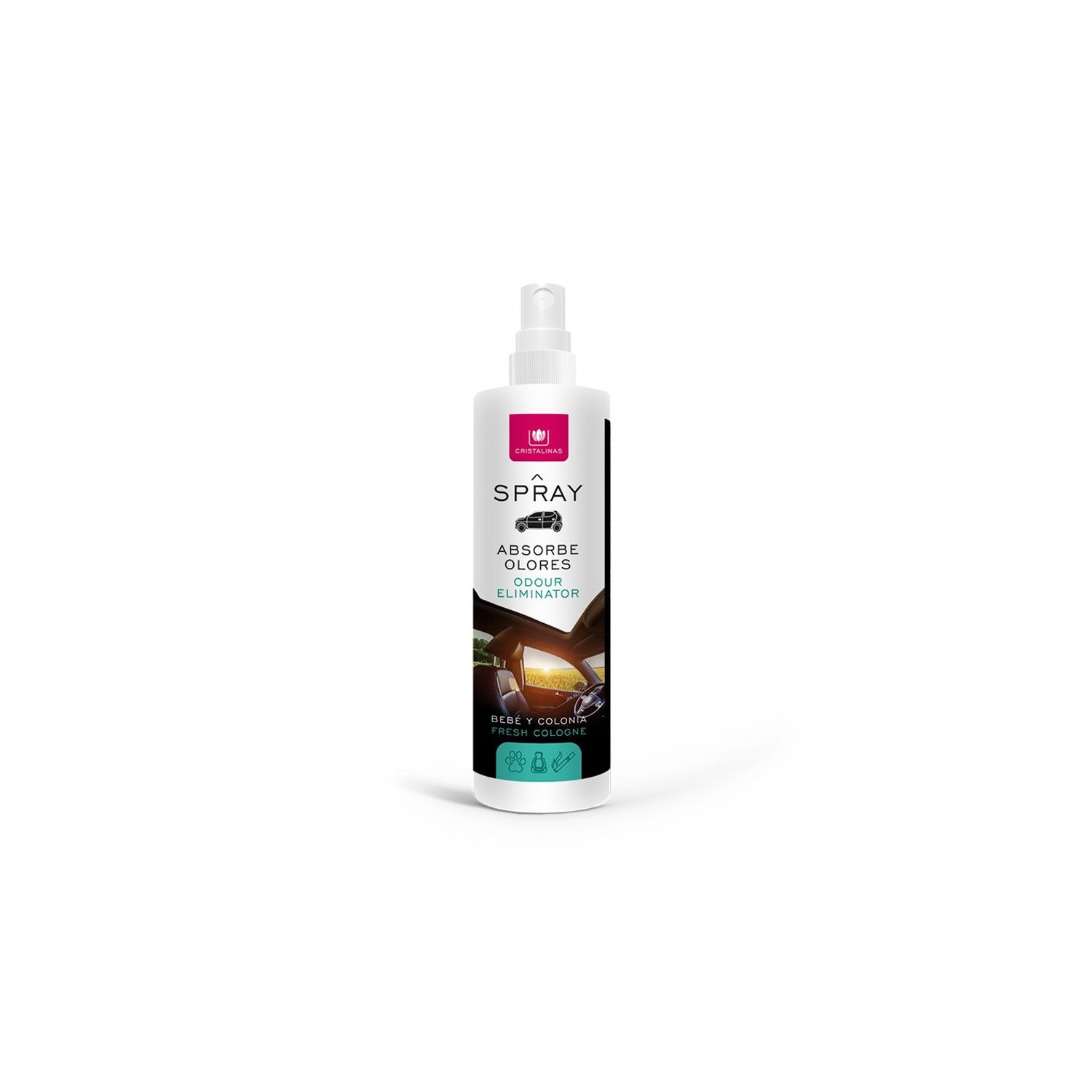 Spray auto "Absoarbe mirosurile", Bebe si colonie 100 ml fotografia produsului