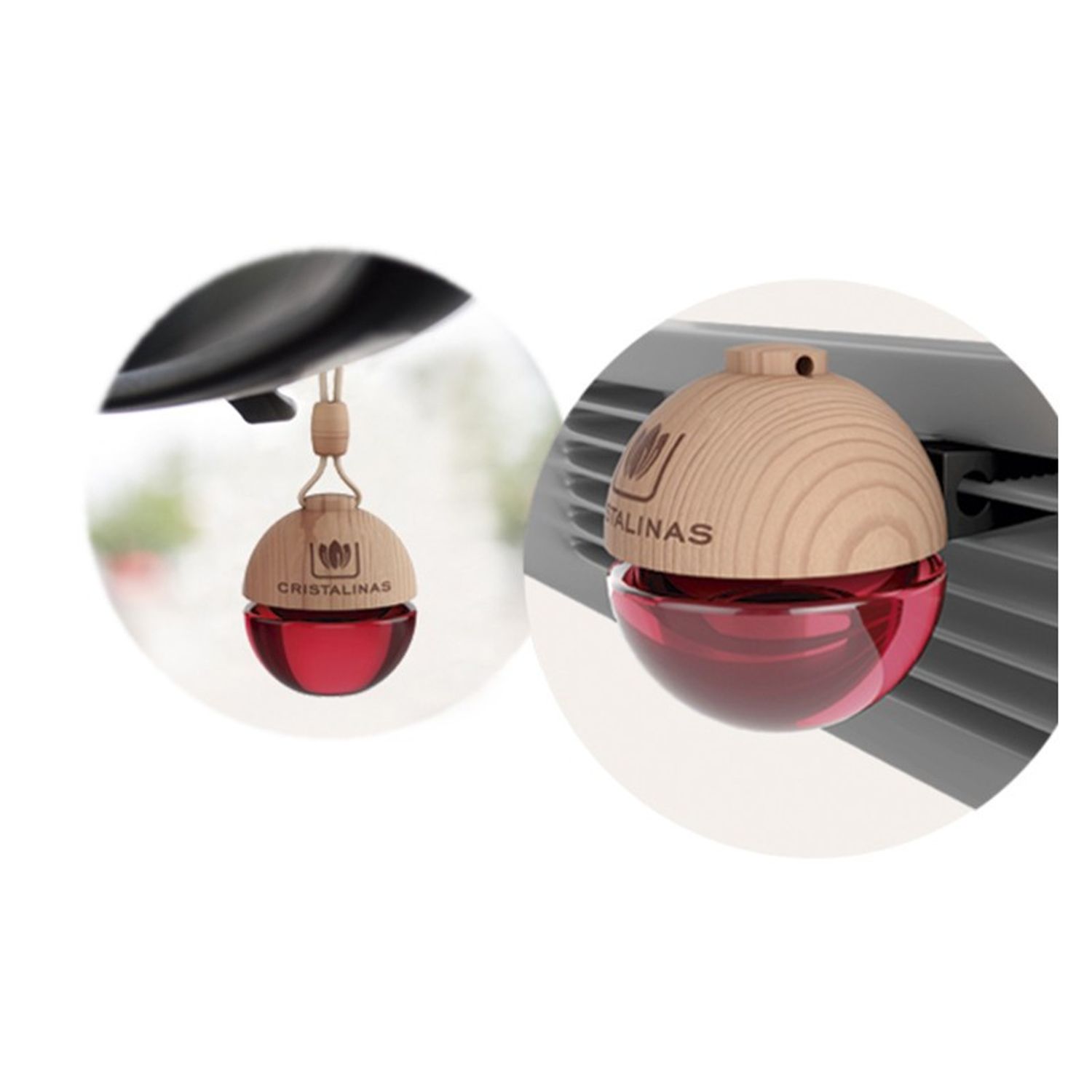 Odorizant auto 0% alcool Cristalinas, Capsuni si frisca 6 ml fotografia produsului View 3 L
