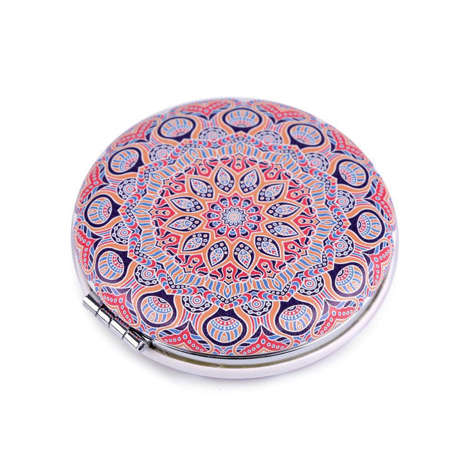 Oglinda poseta dubla Mandala 7 cm, Somon fotografia produsului