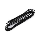 Sireturi rotunde din bumbac, lungime 90 cm, Negru fotografia produsului View 2 S