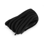 Sireturi rotunde din bumbac, lungime 120 cm, Negru fotografia produsului View 2 S