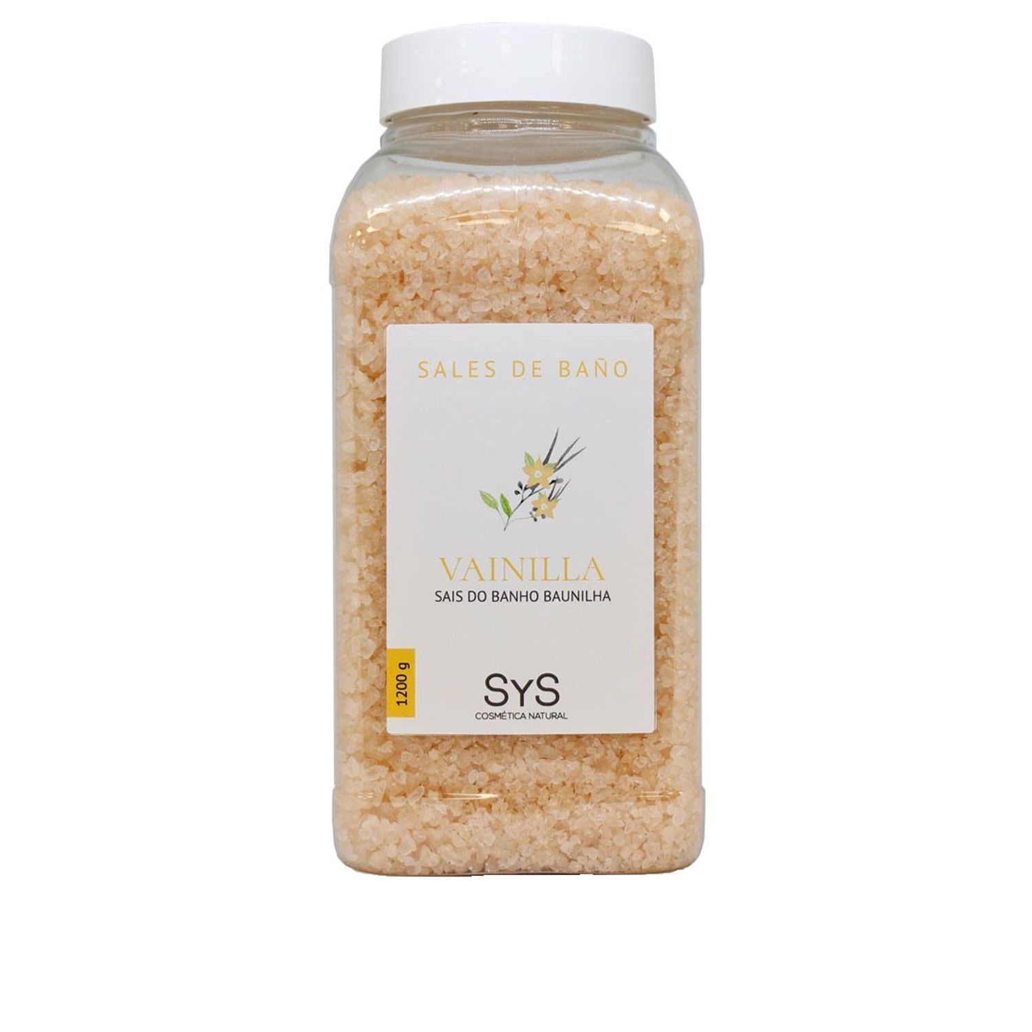 Sare marina de baie Laboratorio SyS, Vanilie - 1200 g fotografia produsului