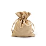 Saculet din satin pentru cadouri 9,5x13 cm Auriu fotografia produsului