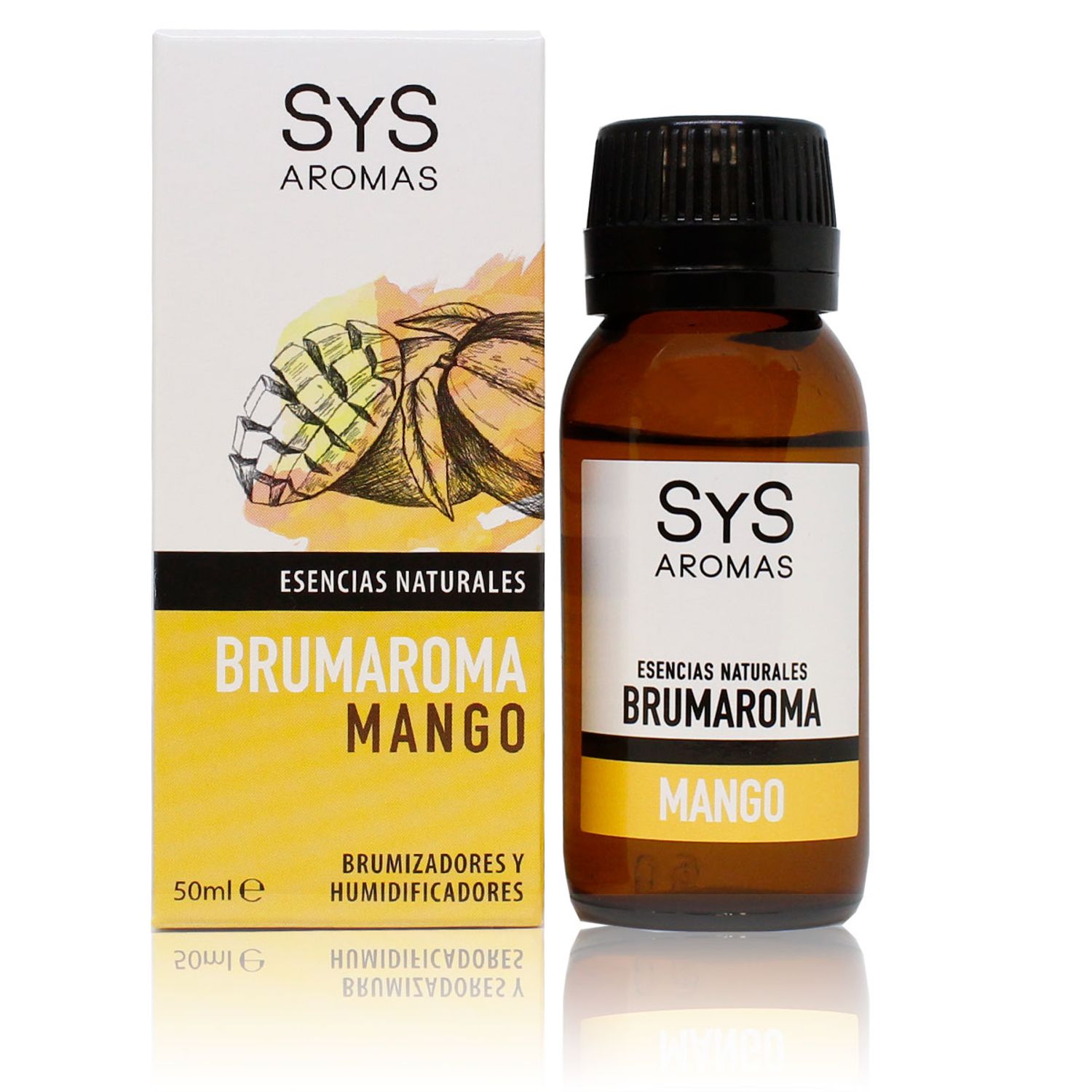 Esenta naturala Brumaroma difuzor/umidificator SyS Aromas - Mango 50 ml fotografia produsului View 3 L