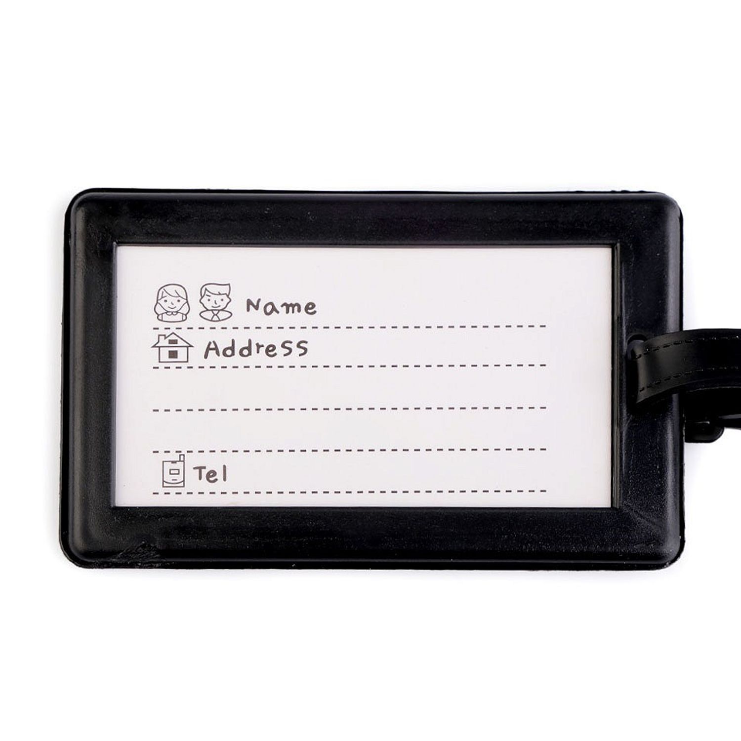 Eticheta pentru identificare bagaje 6,5 x 10 cm Multicolor fotografia produsului View 2 L