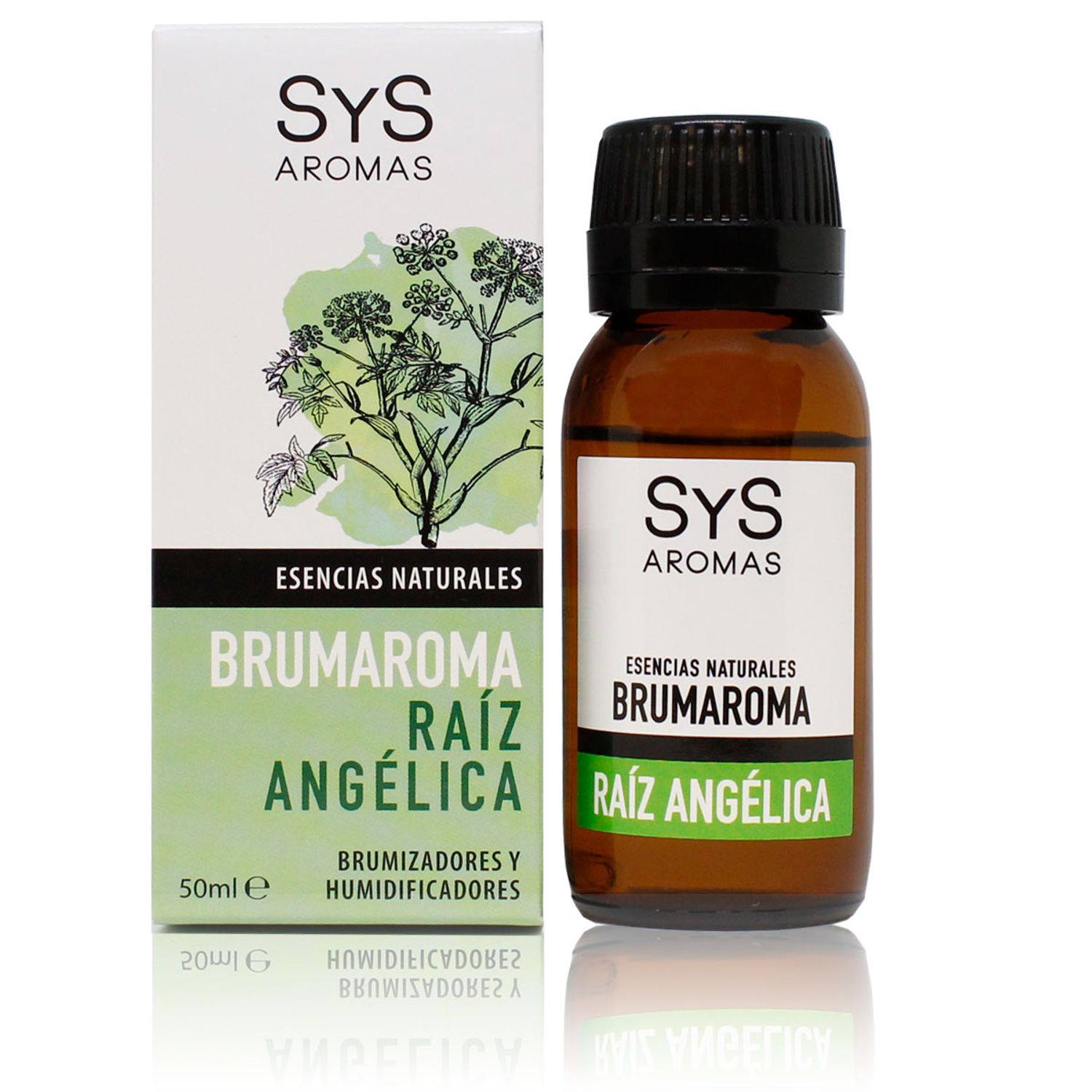 Esenta naturala Brumaroma difuzor/umidificator SyS Aromas - Angelica 50 ml fotografia produsului View 2 L