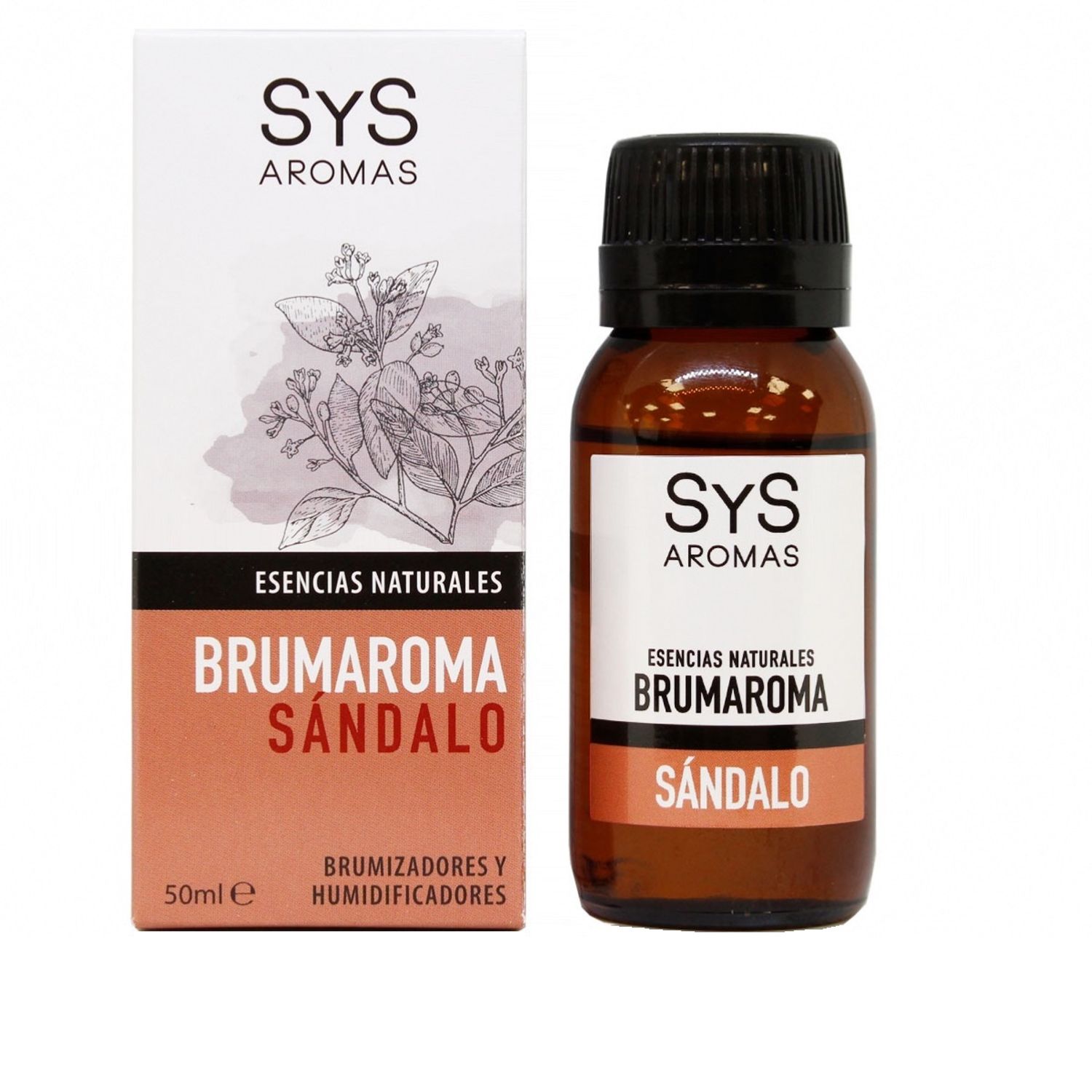Esenta naturala Brumaroma difuzor/umidificator SyS Aromas - Santal 50 ml fotografia produsului