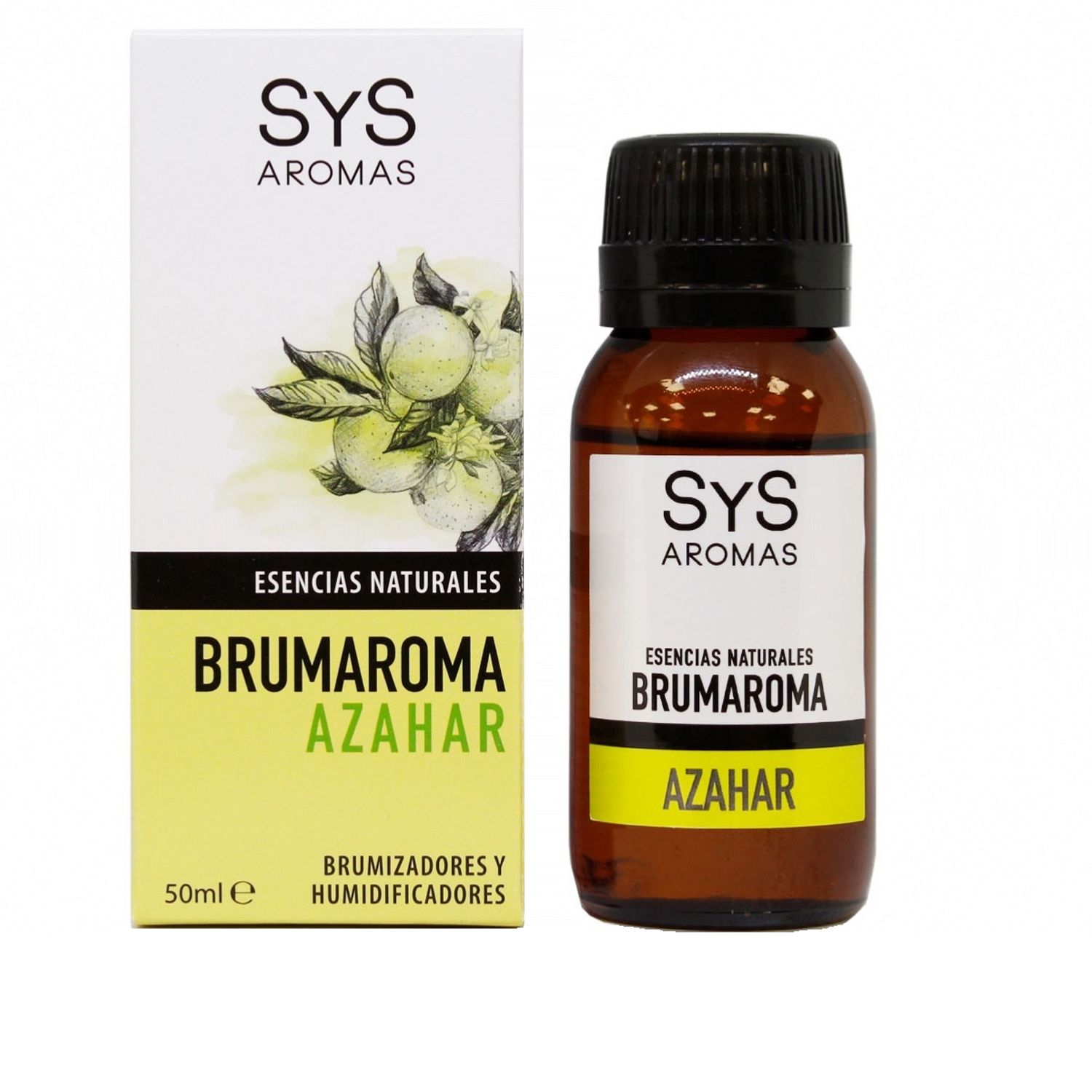 Esenta naturala Brumaroma difuzor/umidificator SyS Aromas - Floare portocal 50 ml fotografia produsului