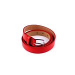 Curea pentru dama latime 2,3 cm, lungime 110 cm, Rosu fotografia produsului