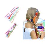 Set 6 clesti par cu suvite colorate impletite 30 cm fotografia produsului View 4 S