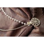 Brosa cardigan cu lant 16.3 cm Crystal fotografia produsului View 5 S