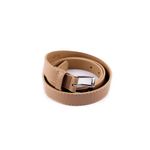 Curea pentru dama latime 2,3 cm, lungime 110 cm, Bej fotografia produsului