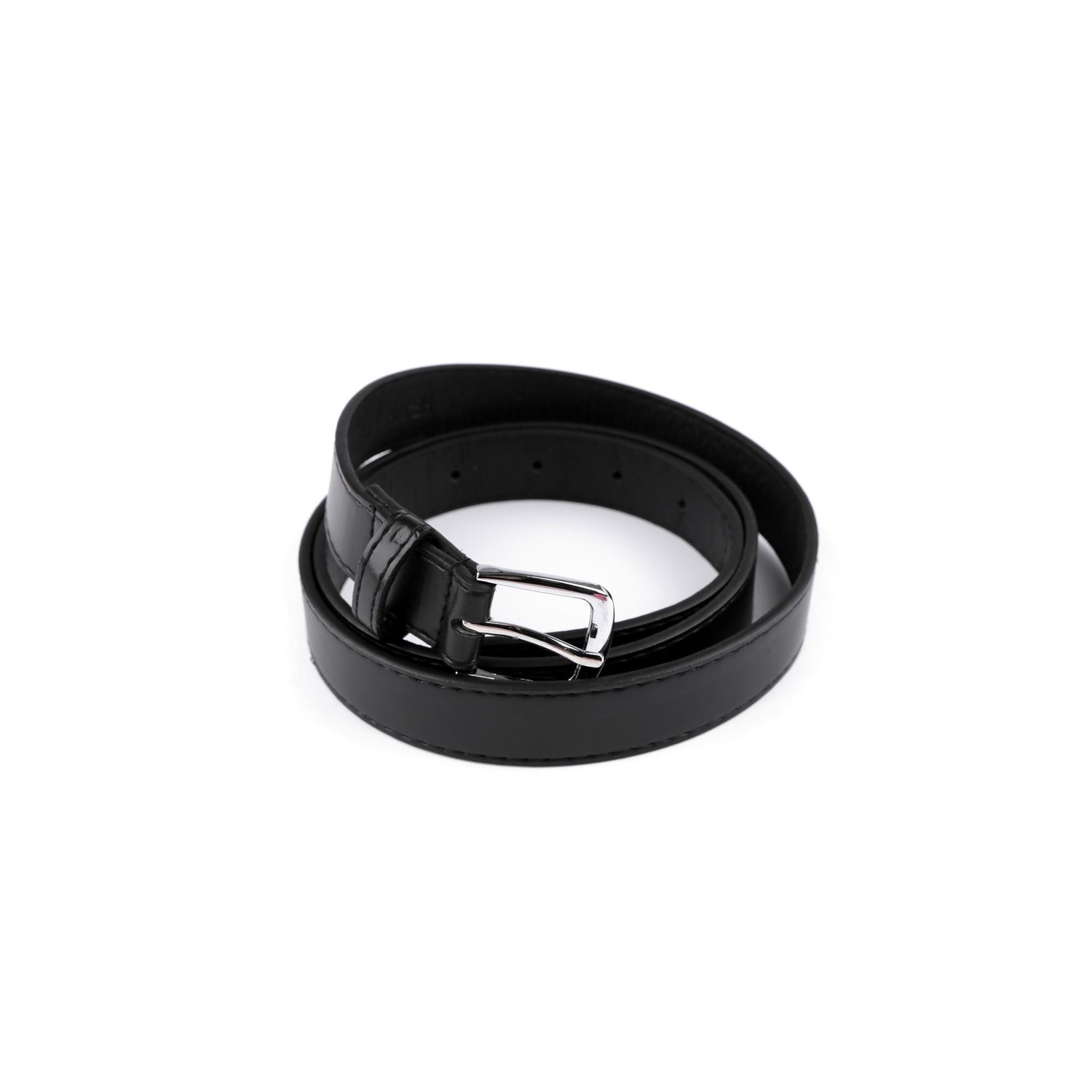 Curea pentru dama latime 2,3 cm, lungime 110 cm, Negru fotografia produsului