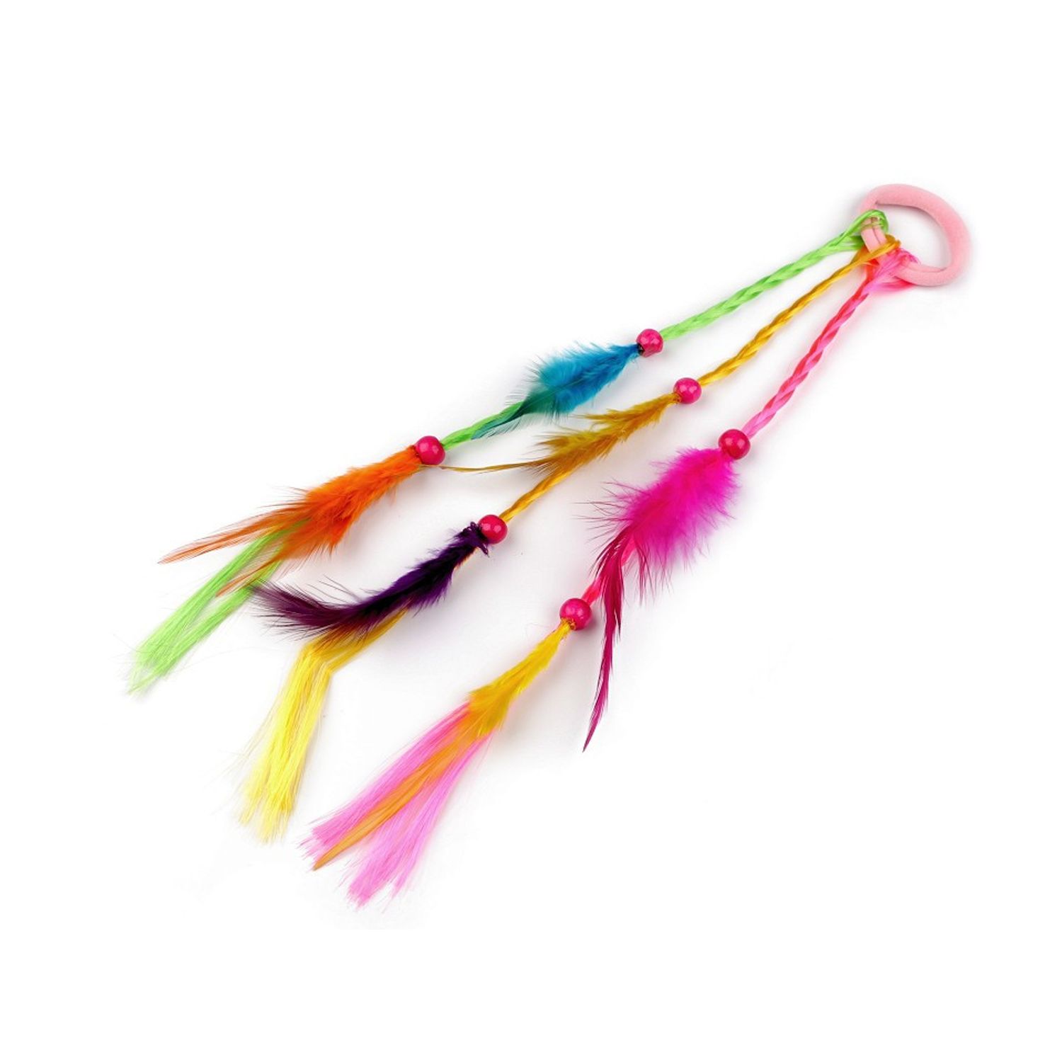 Elastic par cu suvite impletite multicolor Indian fotografia produsului