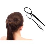 Set accesorii pentru par / coafura, 2 bucati, Negru fotografia produsului