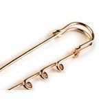 Set 2 ace de siguranta decorative 15 x 77 mm, Aurii fotografia produsului View 3 S