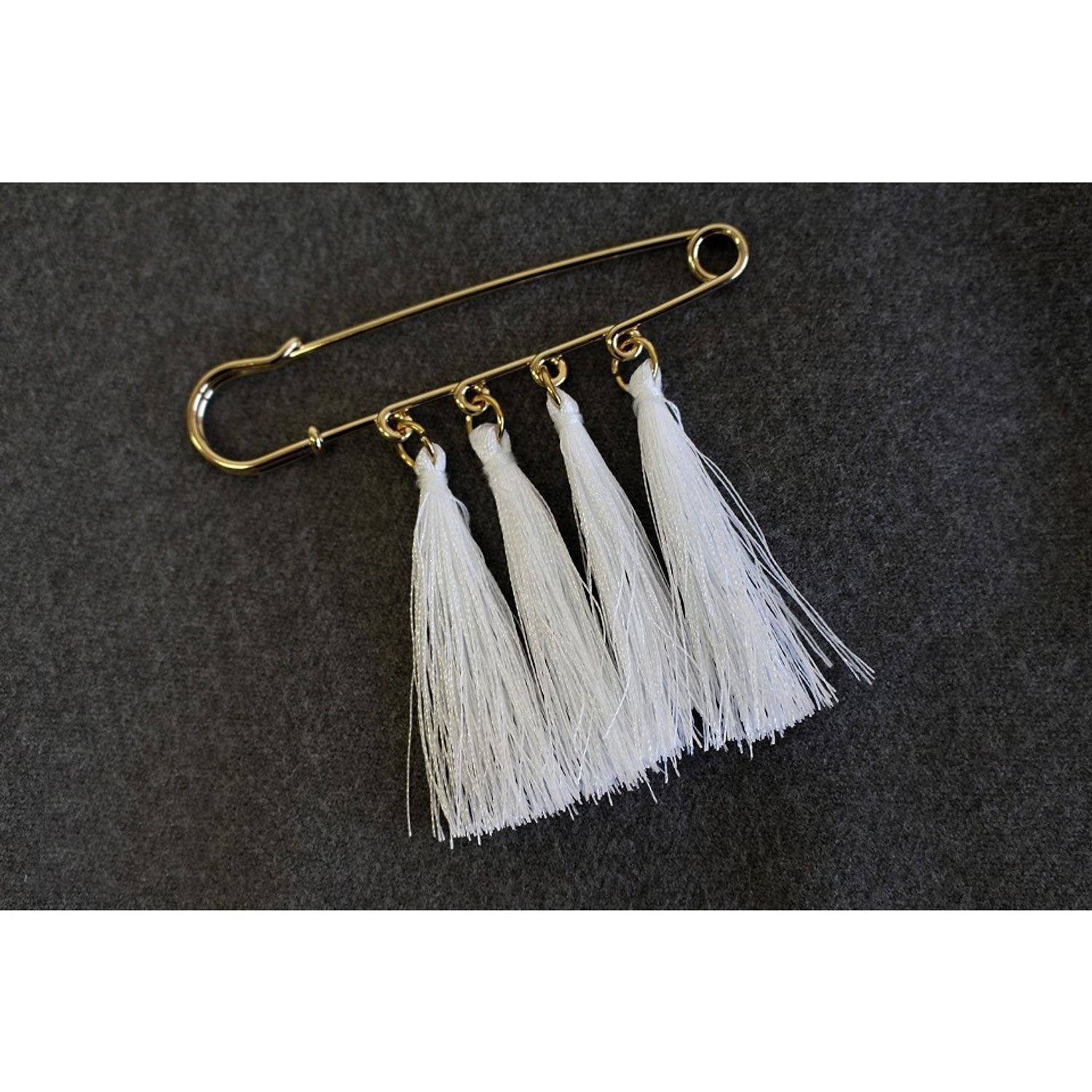 Set 2 ace de siguranta decorative 15 x 77 mm, Aurii fotografia produsului View 4 L