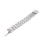 Clips / Inchizatoare cardigan 2*17 cm Silver fotografia produsului