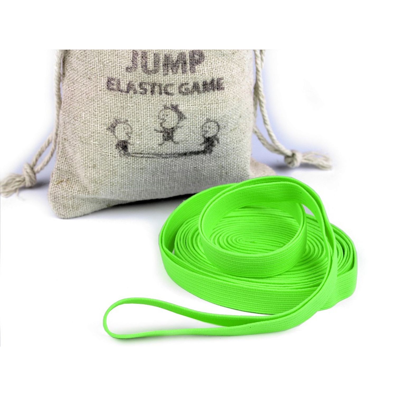 Elastic gimnastica educativa 4 m, Green fotografia produsului