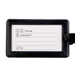 Eticheta pentru identificare bagaje 6,5 x 10 cm Gri fotografia produsului View 2 S