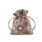 Saculet cadou, imprimeu fulgi de zapada 10 x 13 cm Natur fotografia produsului