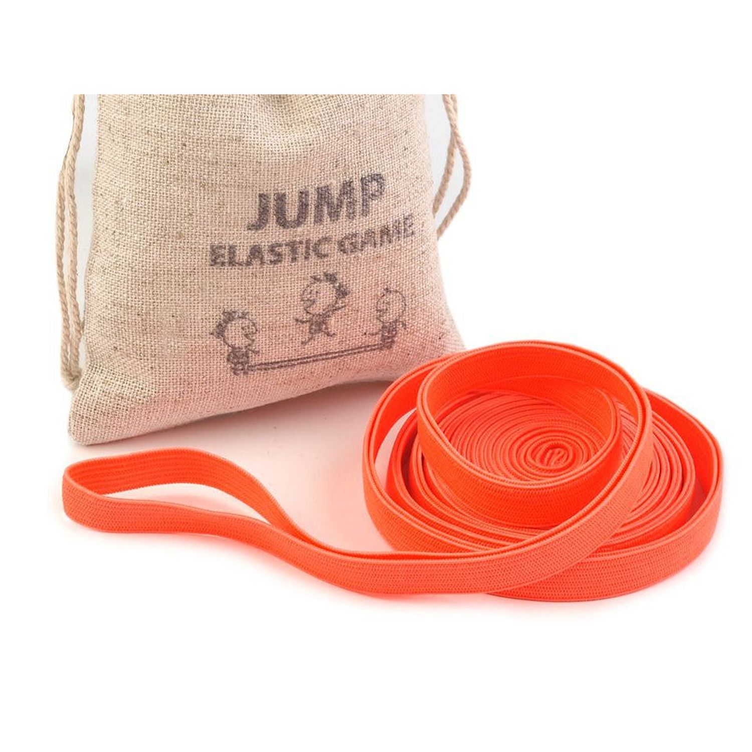 Elastic gimnastica educativa 4 m, Orange neon fotografia produsului