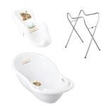 Set pachet cadita alba Caprioara 86 cm + suport anatomic si suport universal DZ fotografia produsului