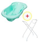 Set cadita anatomica + suport metalic menta fotografia produsului