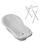 Set cadita 102 cm + Suport universal metalic Duck Gri fotografia produsului