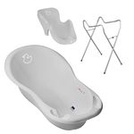 Set pachet cadita Duck 102 cm Gri + suport anatomic si suport universal fotografia produsului