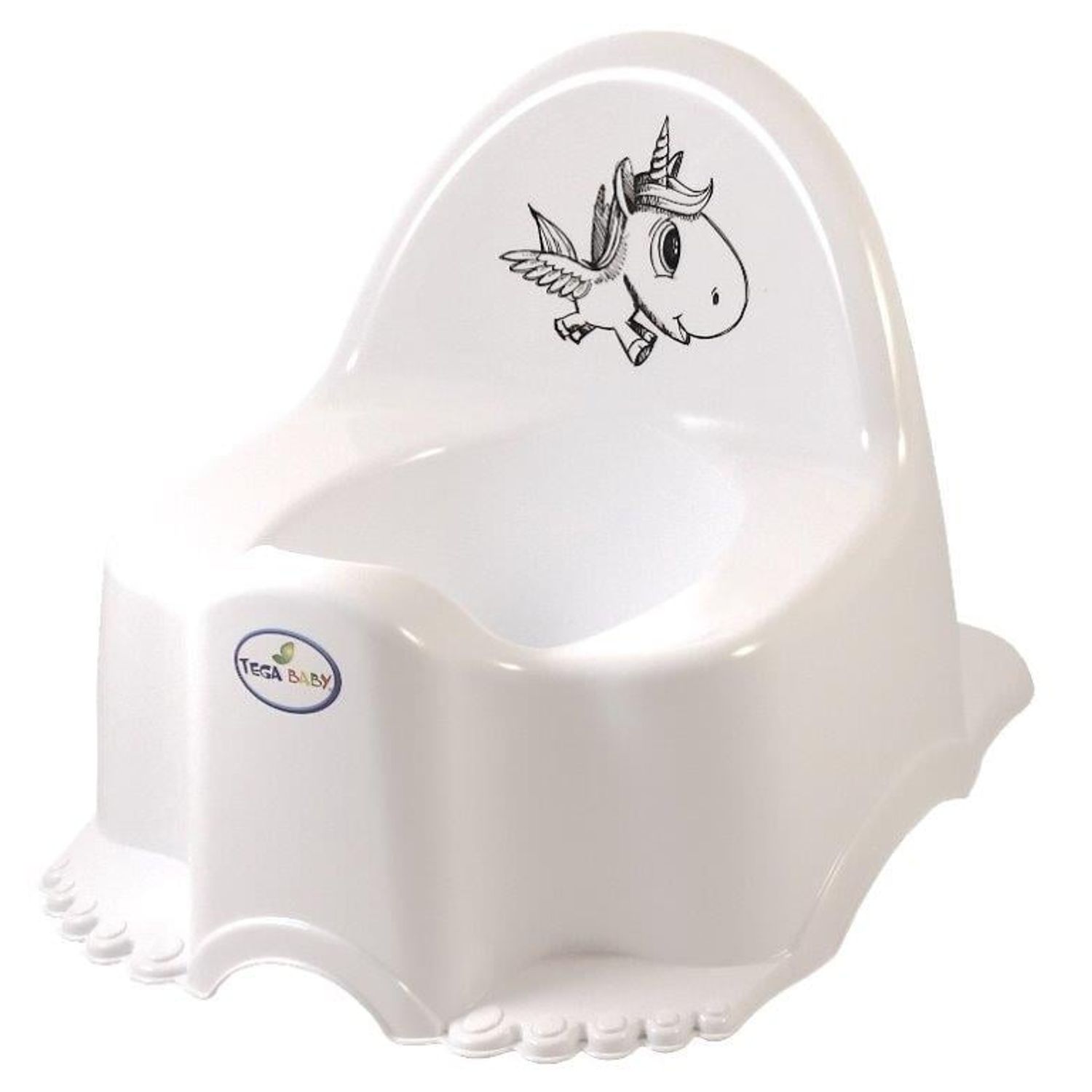 Olita plastic Unicorn alb fotografia produsului
