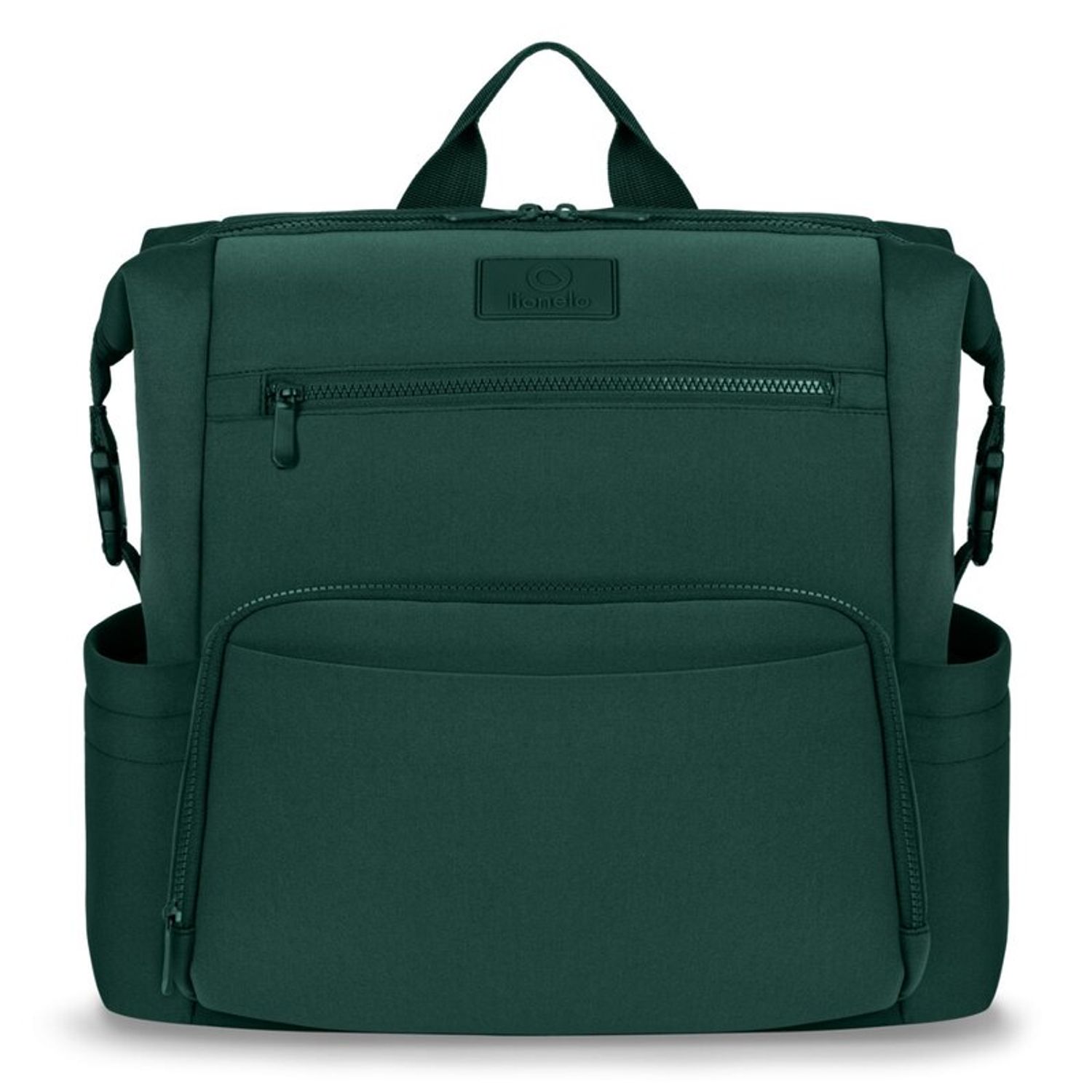 Lionelo - Rucsac impermeabil pentru mamici Cube,12 compartimente si,prindere universala de carucior, Verde fotografia produsului