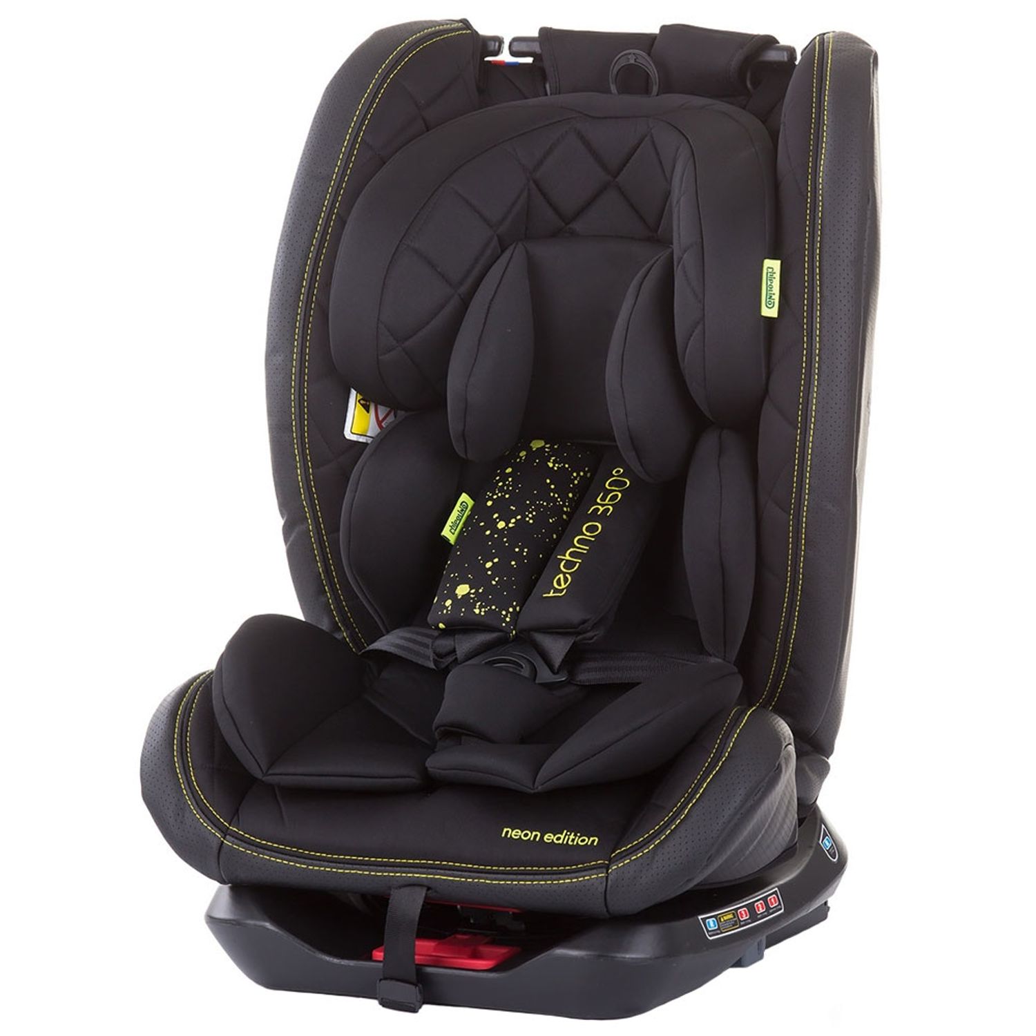 Scaun auto Chipolino Techno 0-36 kg raven cu sistem Isofix fotografia produsului