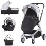 Carucior Chipolino Emotion 3 in 1 silver fotografia produsului