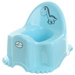 Olita plastic dinozaur albastru fotografia produsului