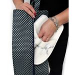 Sac / husa pentru incaltaminte impermeabil cu fermoar 20x37 cm, Bleu fotografia produsului View 3 S