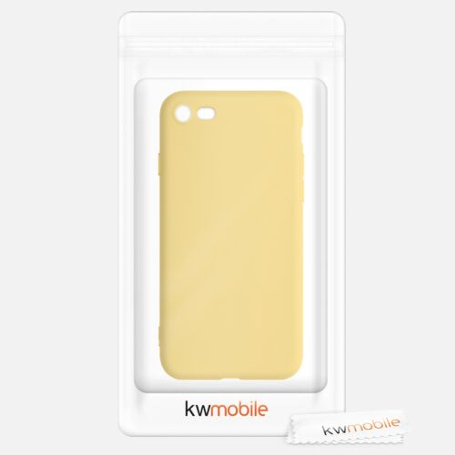 Husa pentru iPhone 8/iPhone 7/iPhone SE 2, Silicon, Galben, 39458.216 fotografia produsului View 7 L