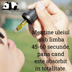 Ulei MCT , 10 ml, cu aroma de menta, 33.3 % CBD No Stress fotografia produsului View 5 S
