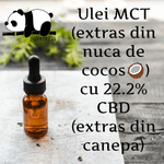 Ulei MCT , 10 ml, cu aroma menta, 22.2 % CBD No Stress fotografia produsului View 2 S