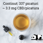 Ulei MCT, 10 ml, cu aroma portocala, 11,1% CBD No Stress fotografia produsului View 4 S