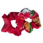 Set 2 elastice par, tip scrunchies, multicolor - Turcoaz fotografia produsului View 4 S