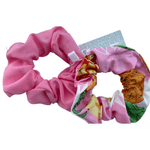 Set 2 elastice par, tip scrunchies, multicolor - Turcoaz fotografia produsului View 5 S