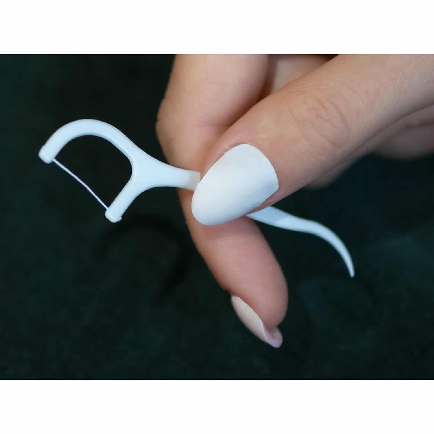 Scobitori cu ata dentara ElinaMed 50 buc fotografia produsului View 3 L