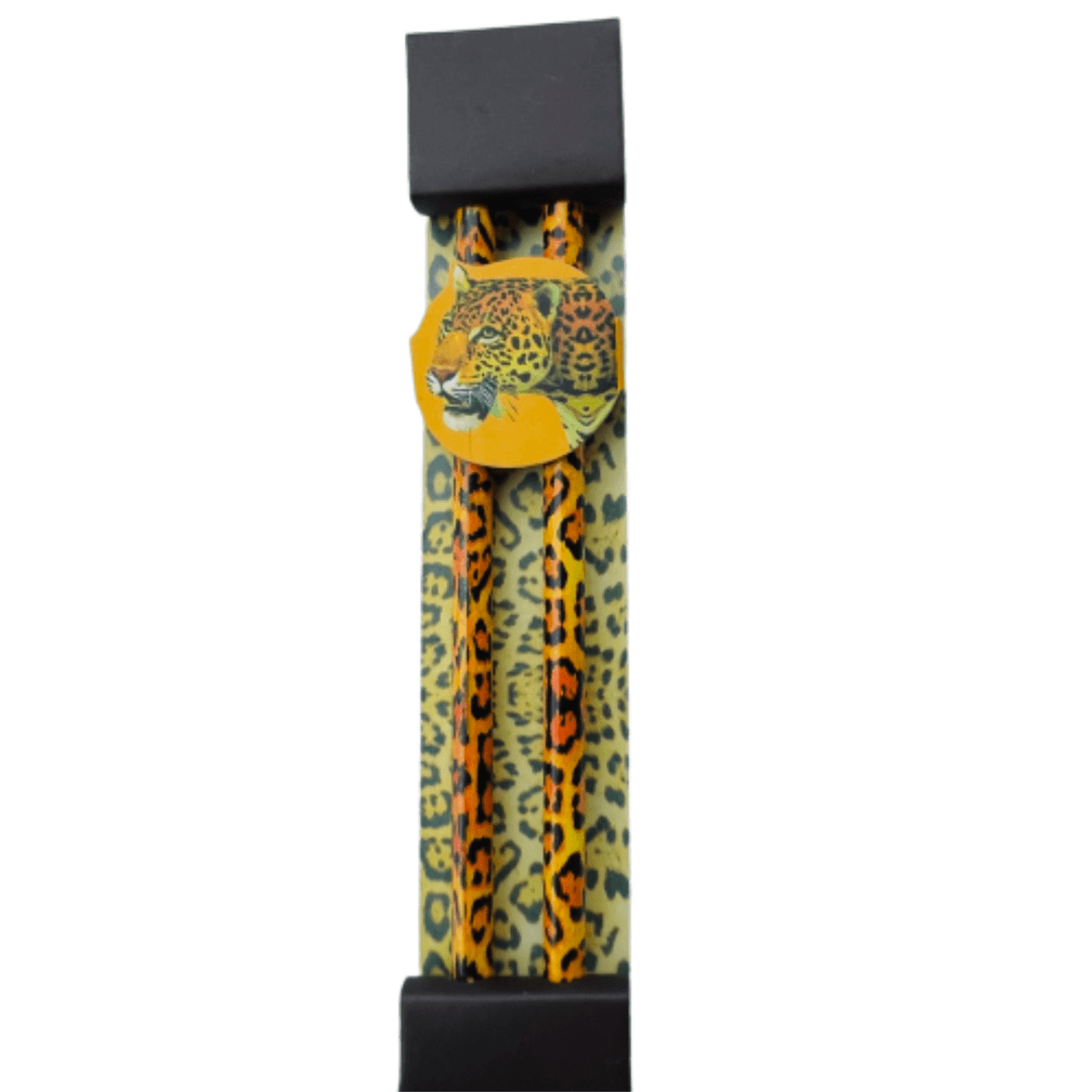 Set 2 creioane cu model animal print, 17 cm - Leopard fotografia produsului