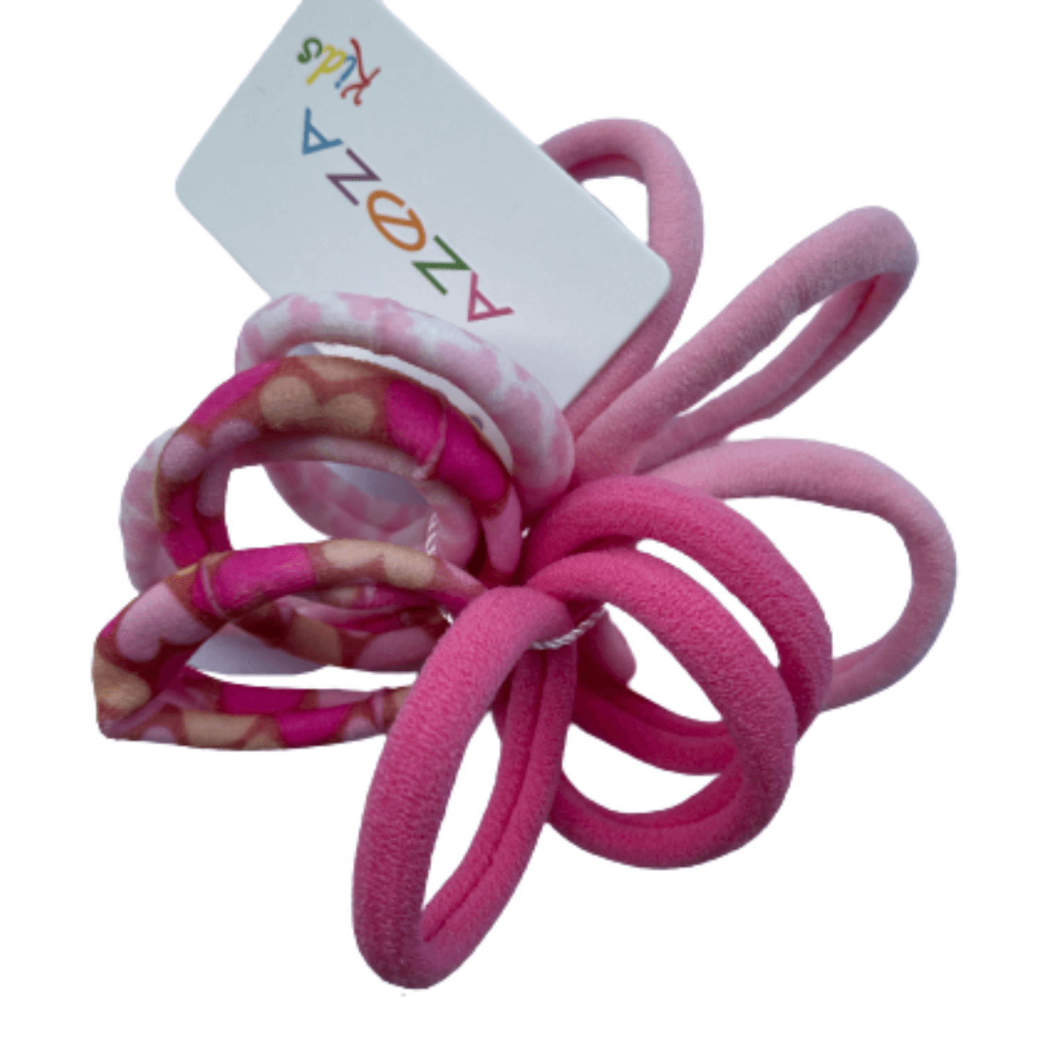Set 10 elastice par, multicolor, pentru copii - Roz fotografia produsului