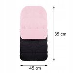 Sac de dormit pentru copii, bebelusi, roz si negru, 85x45 cm, Springos fotografia produsului View 2 S