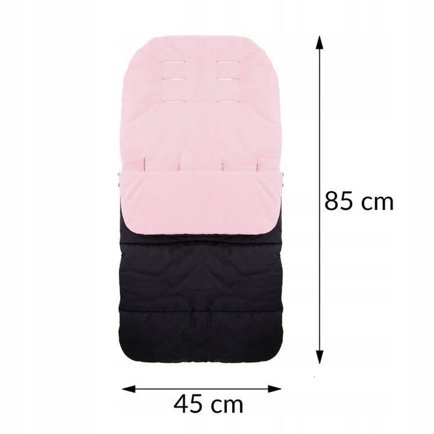 Sac de dormit pentru copii, bebelusi, roz si negru, 85x45 cm, Springos fotografia produsului View 2 L