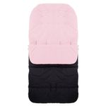Sac de dormit pentru copii, bebelusi, roz si negru, 85x45 cm, Springos fotografia produsului